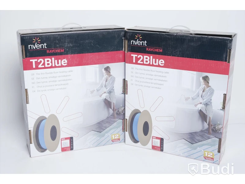 Golvvärmekabel 2 st - Nvent T2Blue-10 80 m