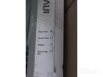 Duschdörr - Invitrea Svartsö Industrilook PH22i OBS - Endast högerdörr!