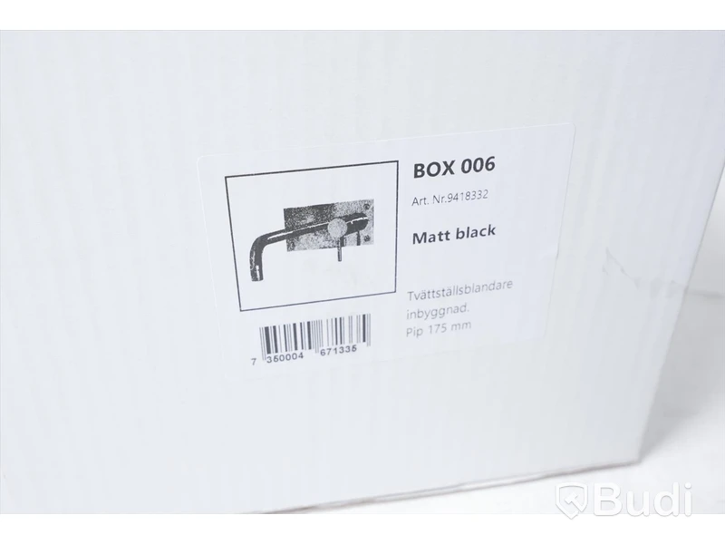 Tvättställsblandare - Tapwell Box 006 Mattsvart