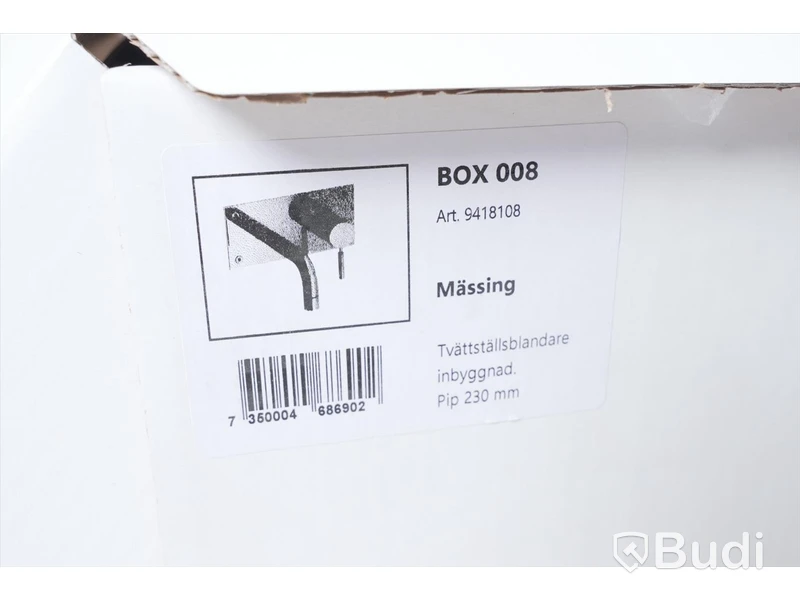Tvättställsblandare - Tapwell Box 008 Mässing