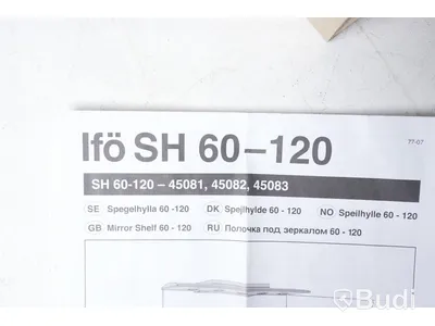 Ljusramp samt spegelhylla - Ifö Option LED 60, Ifö SH 60 - 45081