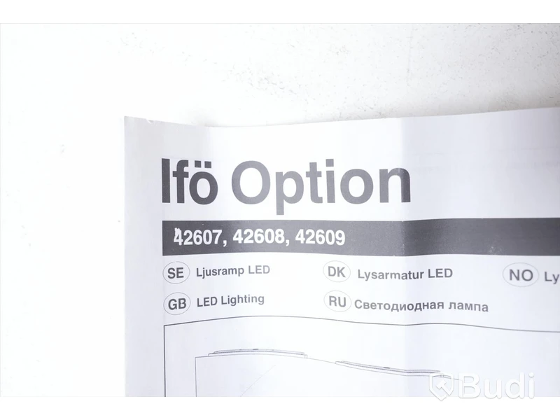 Ljusramp samt spegelhylla - Ifö Option LED 60, Ifö SH 60 - 45081