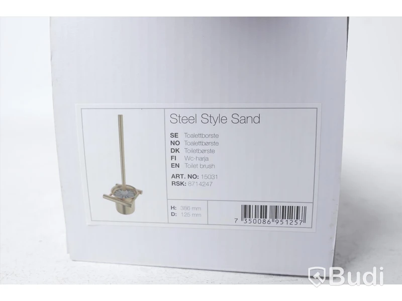 Toalettborste - Primy Steel Style Sand