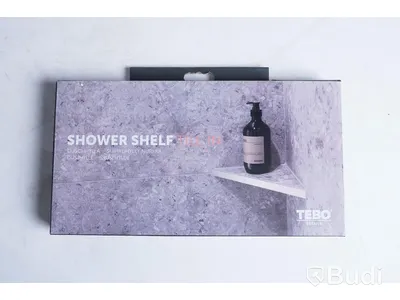 5 st duschhyllor - Tebo Tile In, rostfritt stål