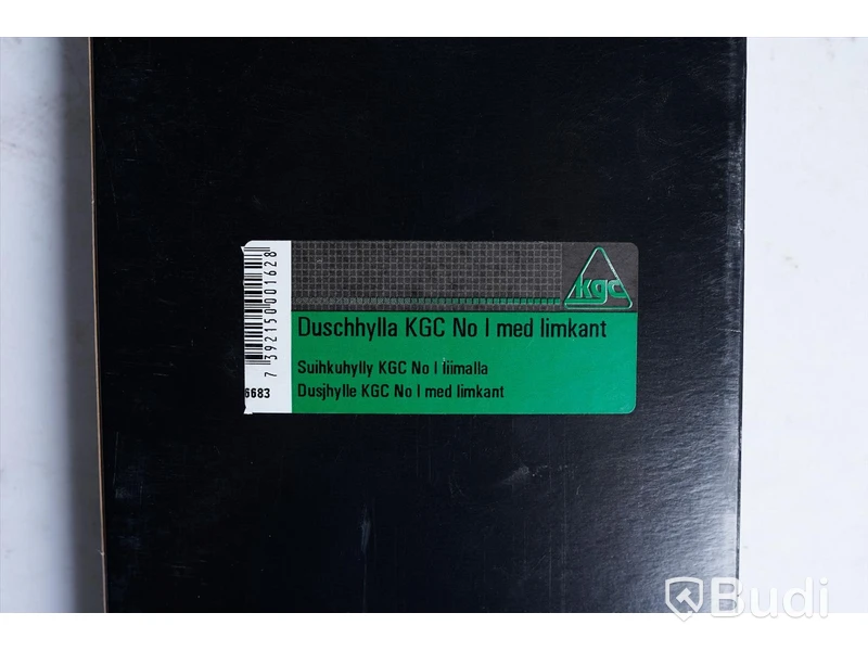 5 st duschhyllor - KGC No 1, rostfritt stål