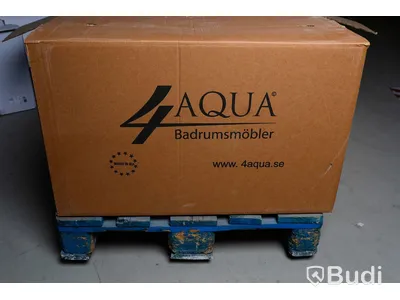 Tvättställsskåp - 4Aqua Slim, vit matt, OBS! referensbild, endast tvättställsskåp ingår