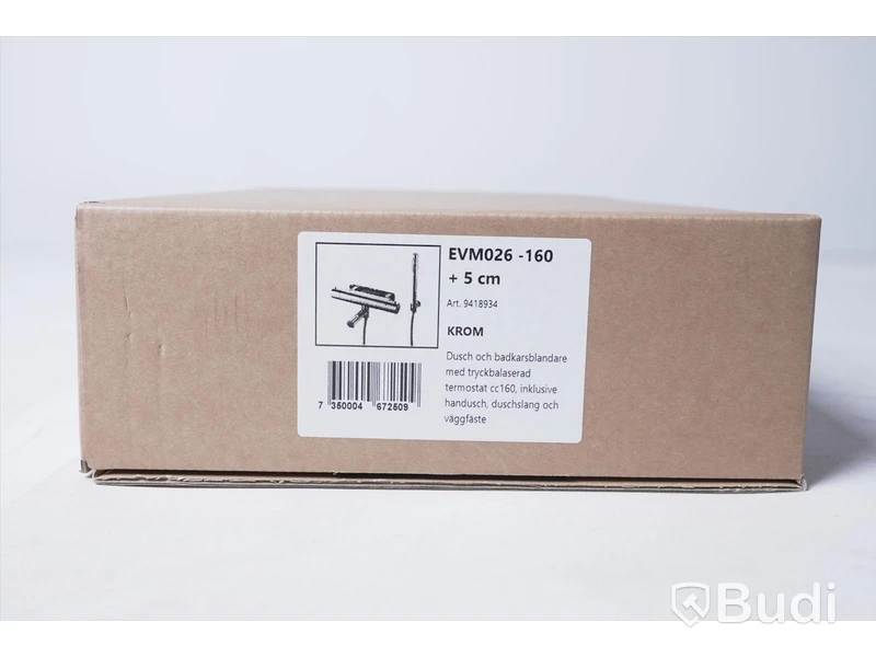 Dusch- och badkarsblandare - Tapwell EVM026-160 krom, nypris ca. 3000 kr.