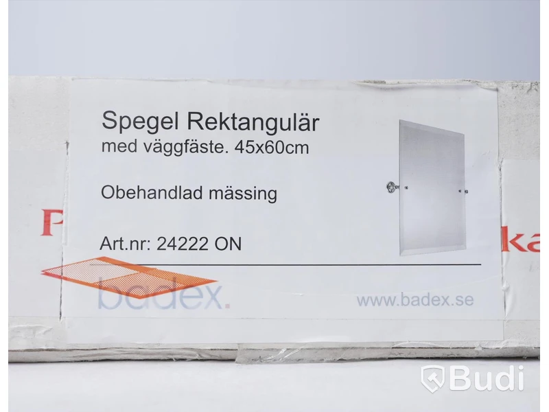 Spegel - Badex Haga spegel 60X45 cm, mässing