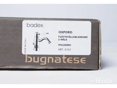 Tvättställsblandare - Bugnatese Oxford, mässing, nypris ca. 5000 kr. OBS! tecken på användning