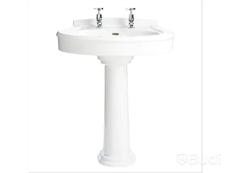 Handfat samt pelare - Heritage Claverton basin PCLW051 samt Heritage Granley Pedestal Tall PGRW10, nypris ca. 5000. OBS! referensbild, blandare ingår ej