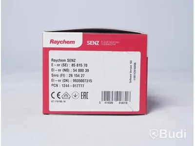 2 st termostat till golvvärmereglering - Raychem SENZ och Green Leaf