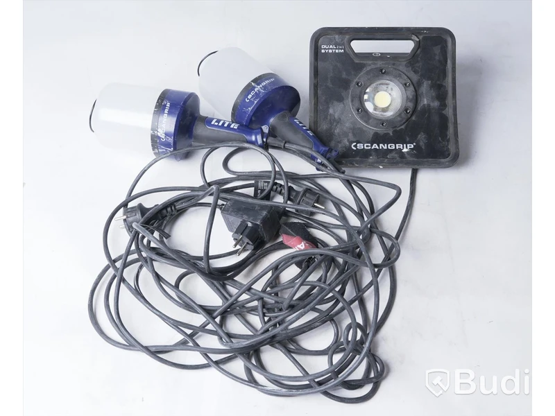 Arbetsbelysning - Scangrip Dual 2in1 System samt 2st Scangrip Retro Lights