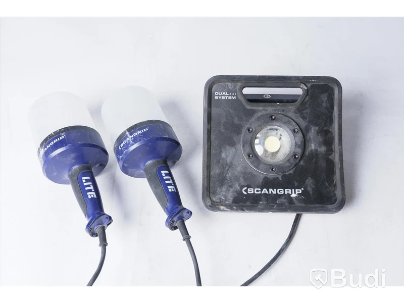 Arbetsbelysning - Scangrip Dual 2in1 System samt 2st Scangrip Retro Lights