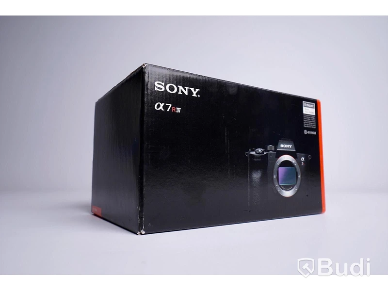 Sony A7RIV kamerahus ink orginalkartong och laddare och batteri