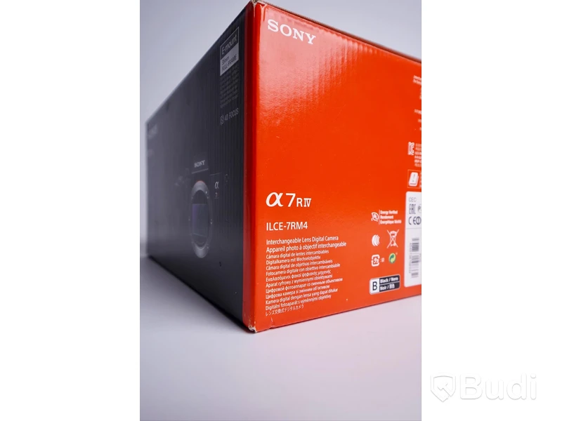 Sony A7RIV kamerahus ink orginalkartong och laddare och batteri
