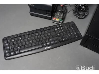 Kassasystem - Omega inkl. Kassalåda, kvittoskrivare, kortläsare och tangentbord.. Auktionen omstartad.