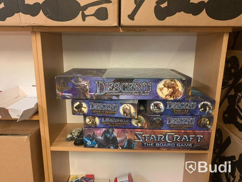 Spel och övrigt inkråm från Spelföreningen Kattcom i konkurs