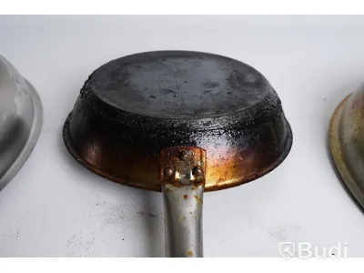 Parti med stekpannor - Patina, Adexa, exxent bla.