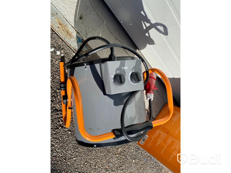Värmefläktar 9kw 2st Prof.