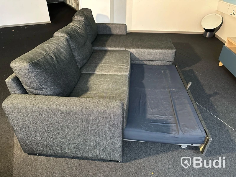 Divansoffa med förvaring 230x83-152x84 cm
