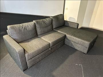 Divansoffa med förvaring 230x83-152x84 cm 