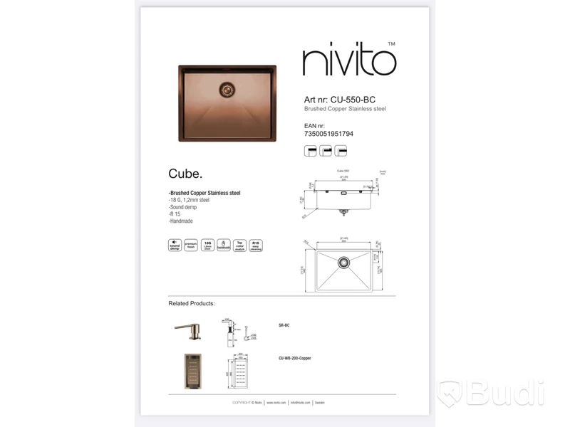 Diskho, Nivito Cube 550, CU-550-BC