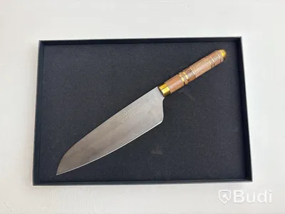 3 st. Kockkniv Bon Centuri Chefs Knife, 20 cm, Walnut Wood