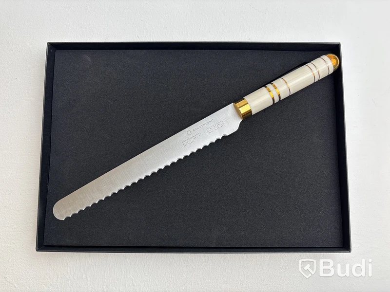 2 st. Brödkniv Bon Centuri Bread knife, 23 cm, Oyster white