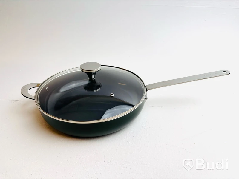 Stekpanna med lock Bon Centuri, mörkgrön