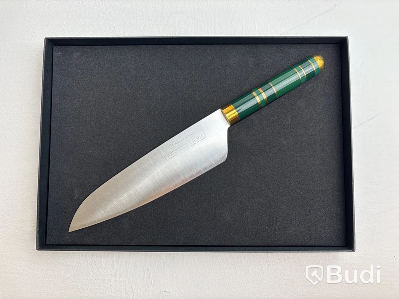 3 st. Kockkniv Bon Centuri Chefs Knife, 20 cm, Saint Maquis green
