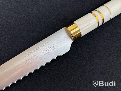 2 st. Brödkniv Bon Centuri Bread knife, 23 cm, Oyster white