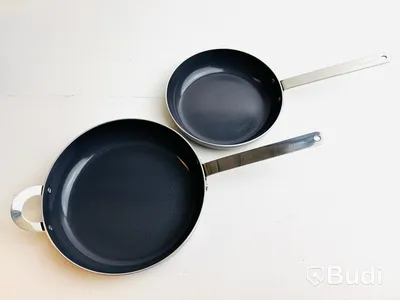2 st. Stekpannor och en Kastrull Bon Centuri, svart