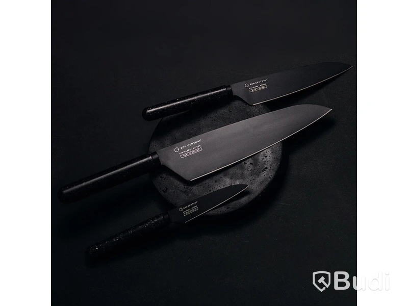Knivset 3-delar Bon Centuri, Granite black