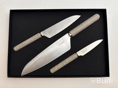 Knivset 3-delar Bon Centuri, Mineral grey