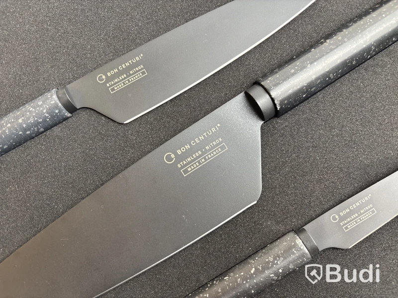Knivset 3-delar Bon Centuri, Granite black
