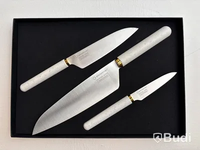 Knivset 3-delar Bon Centuri, Marble white