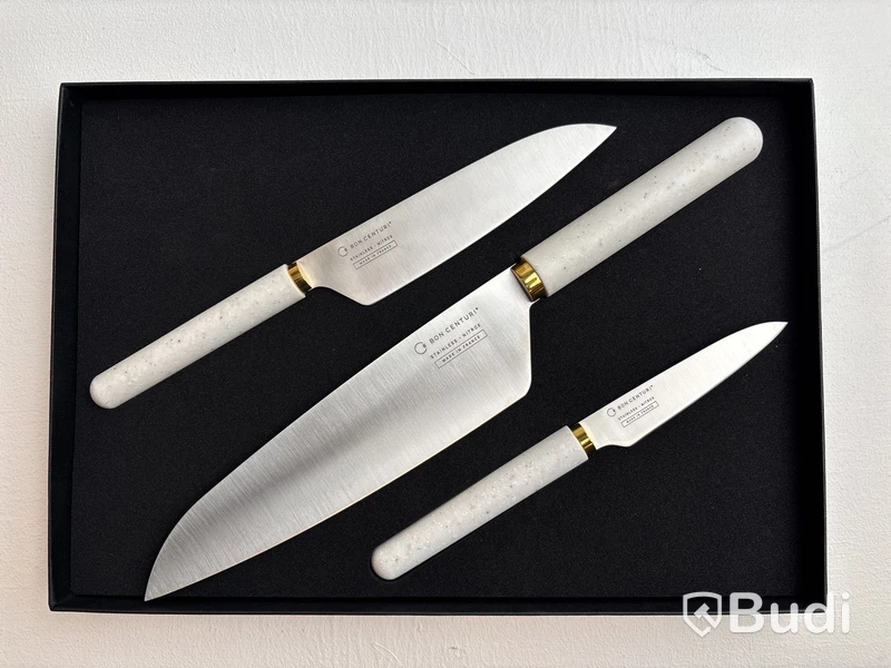 Knivset 3-delar Bon Centuri, Marble white
