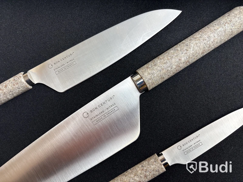Knivset 3-delar Bon Centuri, Mineral grey