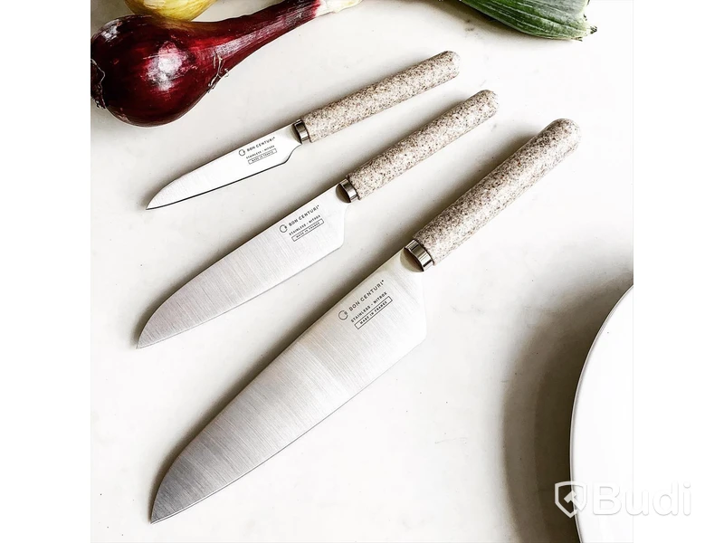 Knivset 3-delar Bon Centuri, Mineral grey