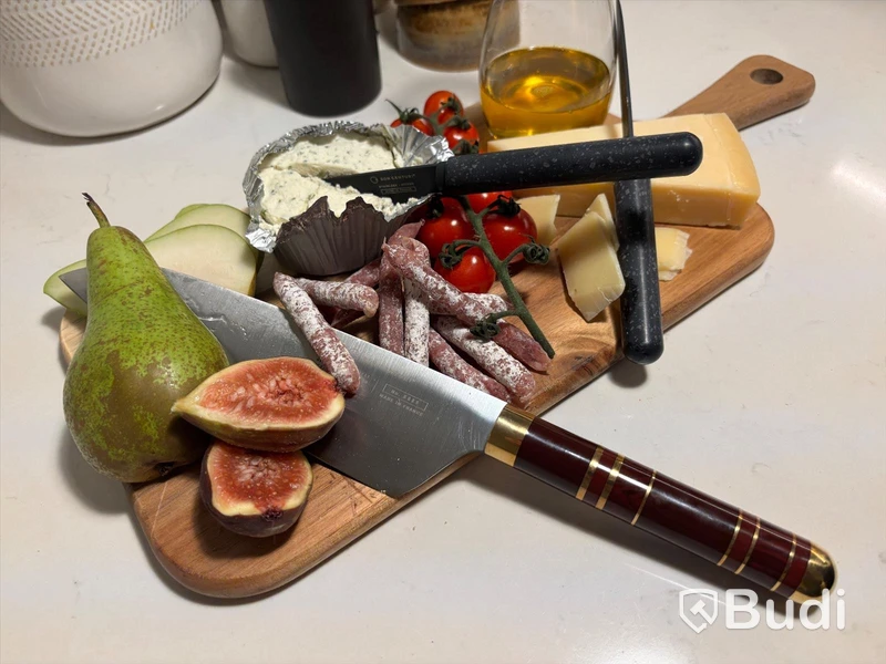 Knivset 3-delar Bon Centuri, Bordeaux red and Granit black