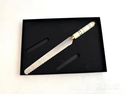 Kockkniv och brödkniv Bon Centuri, Oyster white
