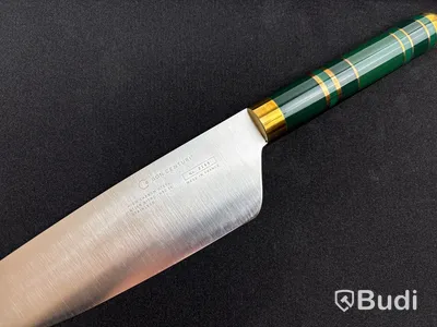 3 st. Kockkniv Bon Centuri Chefs Knife, 20 cm, Saint Marquis green