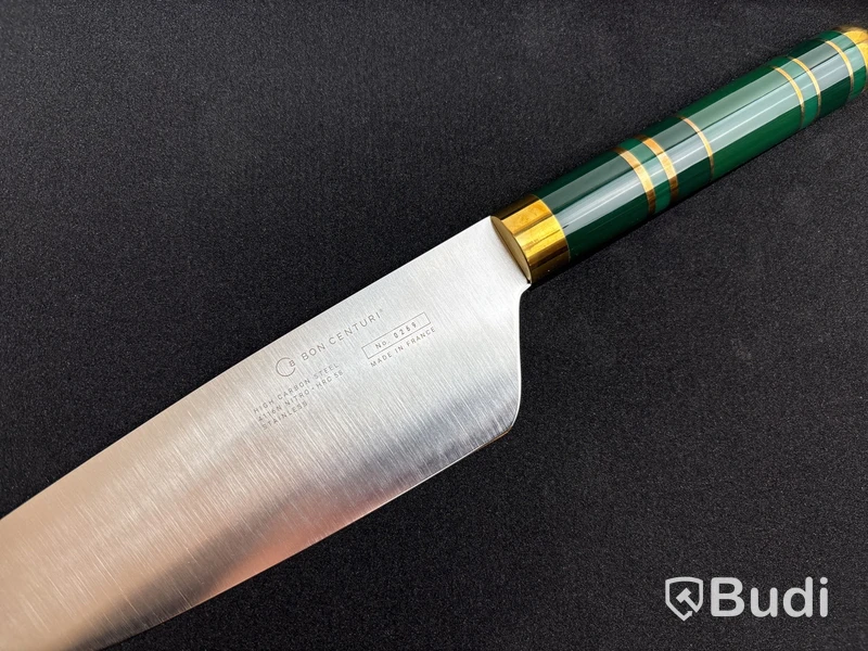 3 st. Kockkniv Bon Centuri Chefs Knife, 20 cm, Saint Marquis green