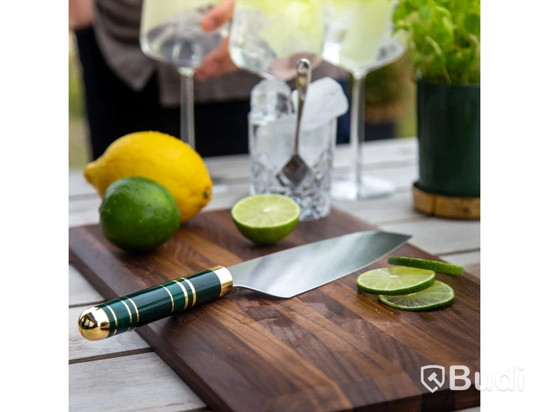3 st. Kockkniv Bon Centuri Chefs Knife, 20 cm, Saint Marquis green