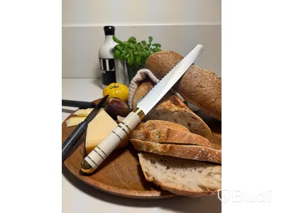 Knivset 3-delar Bon Centuri, Oyster white and Granit Black