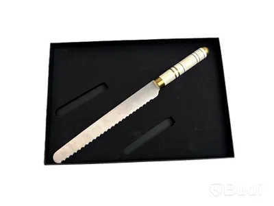 Kockkniv och brödkniv Bon Centuri, Oyster white