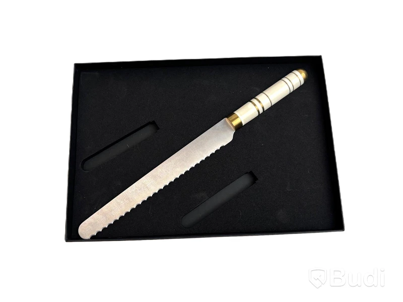 Kockkniv och brödkniv Bon Centuri, Oyster white