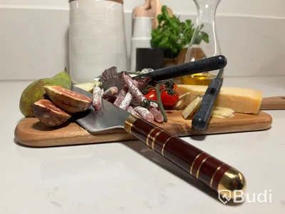 Knivset 3-delar Bon Centuri, Bordeaux red and Granit black