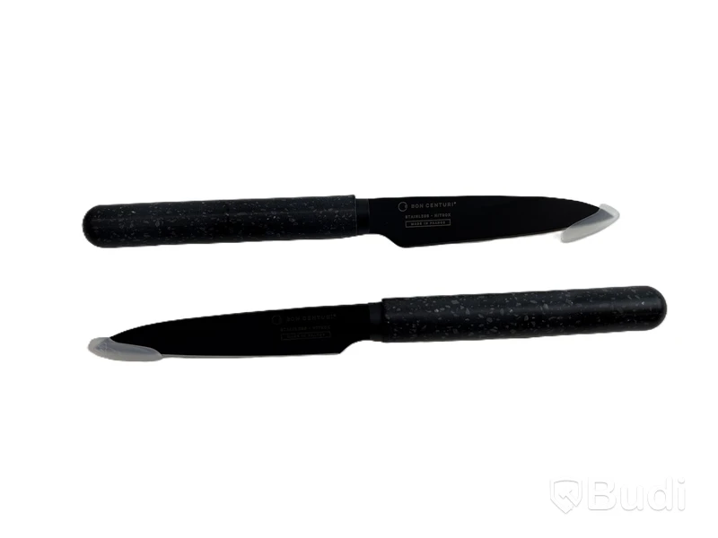 Knivset 3-delar Bon Centuri, Bordeaux red and Granit black