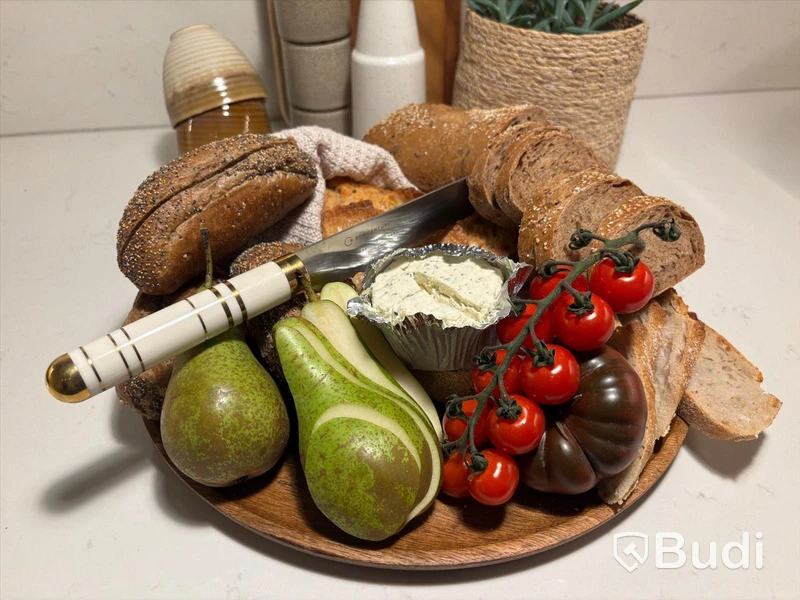 2 st. Brödkniv Bon Centuri Bread knife, 23 cm, Oyster white